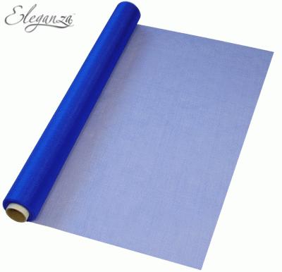 Eleganza Soft Sheer Organza 47cm x 10m Royal Blue - Organza / Fabric